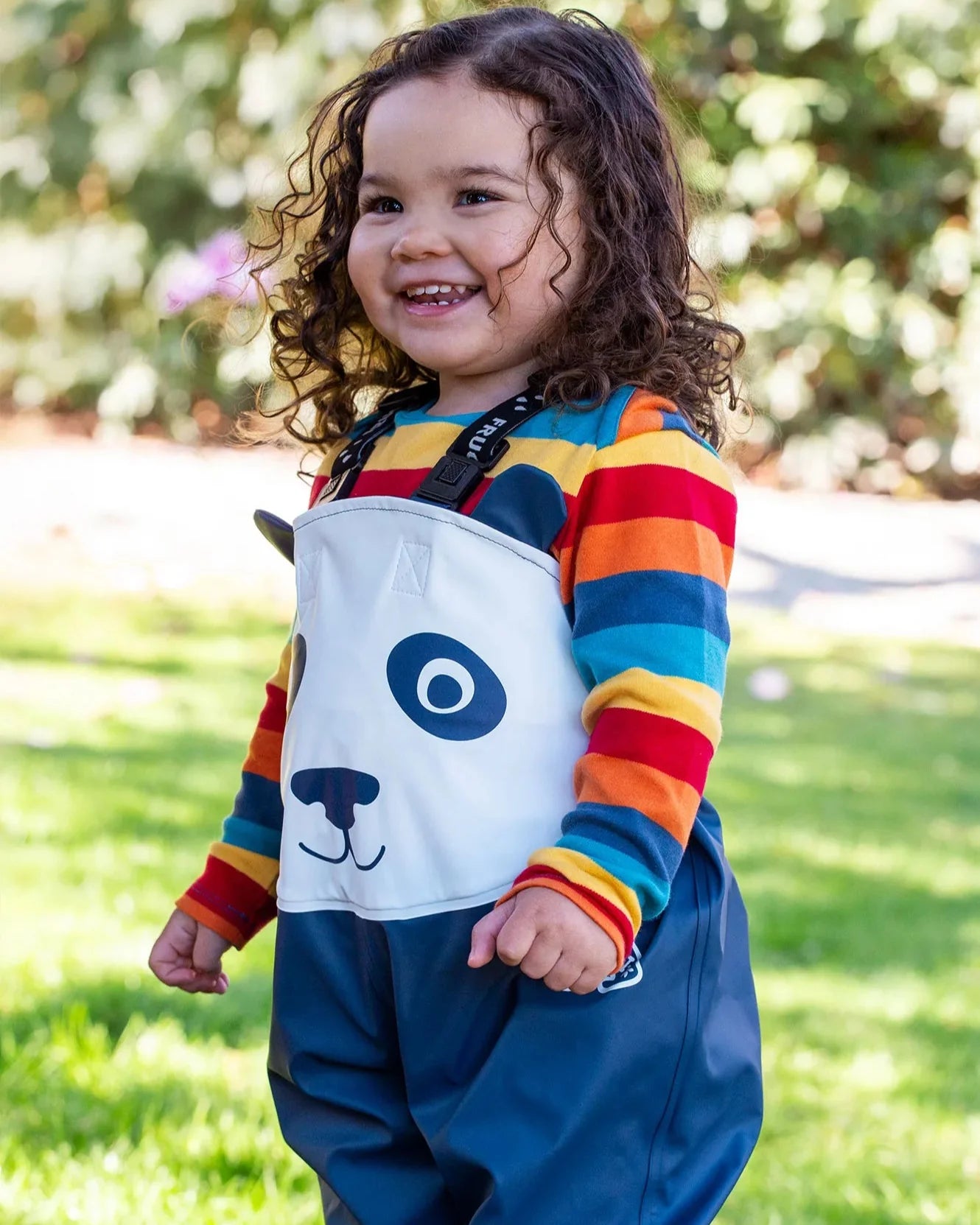 Puddle Buster Trousers – Panda - Waterproof & Recycled - Frugi