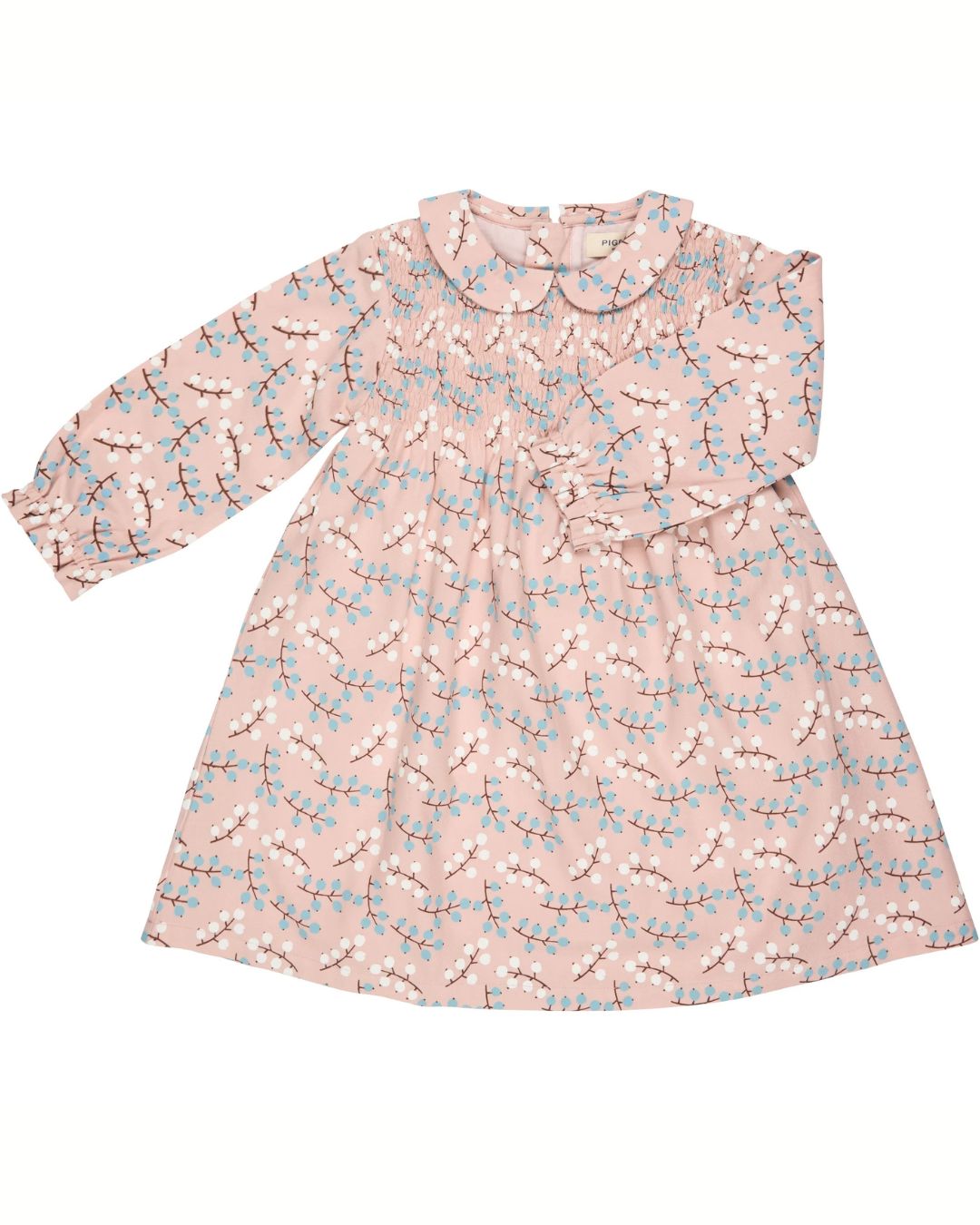 Smock Dress with Peter Pan Collar – Winter Berry | Pigeon Organics